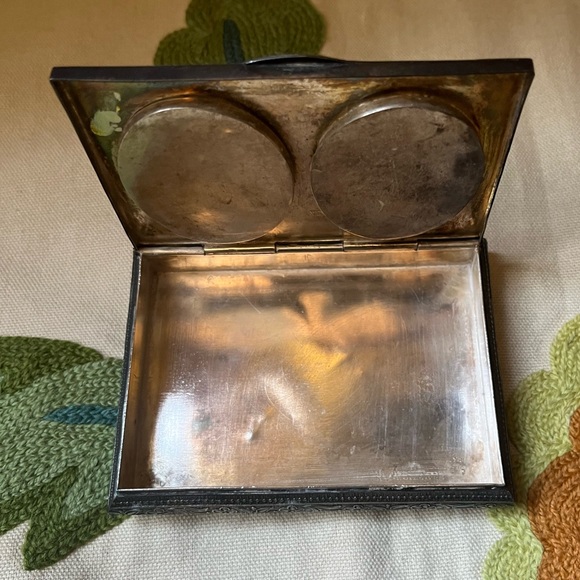 Vintage Sterling Silver Marriage Box from India - Picture 6 of 12
